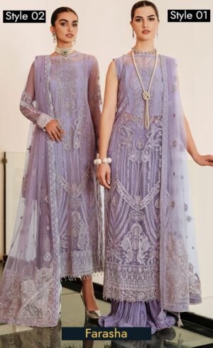 Shop Farasha Embroidered Net Amelia b Dress Now 3