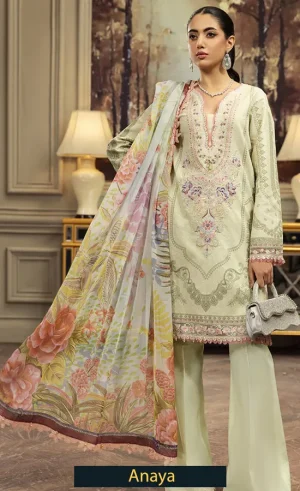 Embroidered Lawn MEHREEN