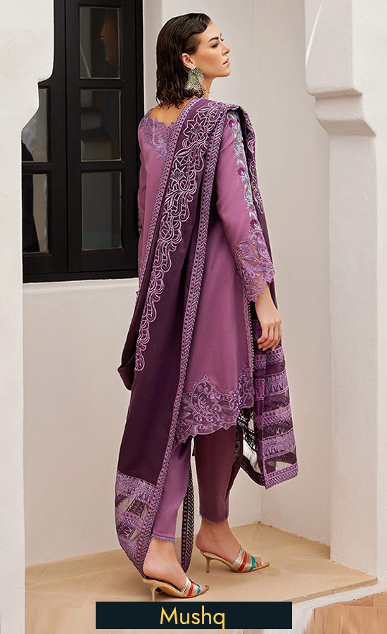 Embroidered Sateen - NOUR