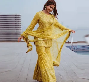 Pooja Hegde spells her charm in a breathtaking yellow sharara