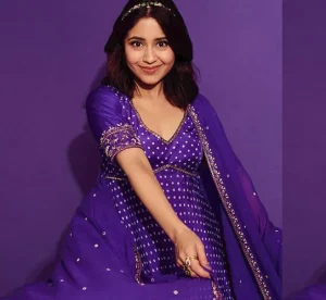 Shweta Tripathi exudes vintage ethnic charm in a purple sharara-1