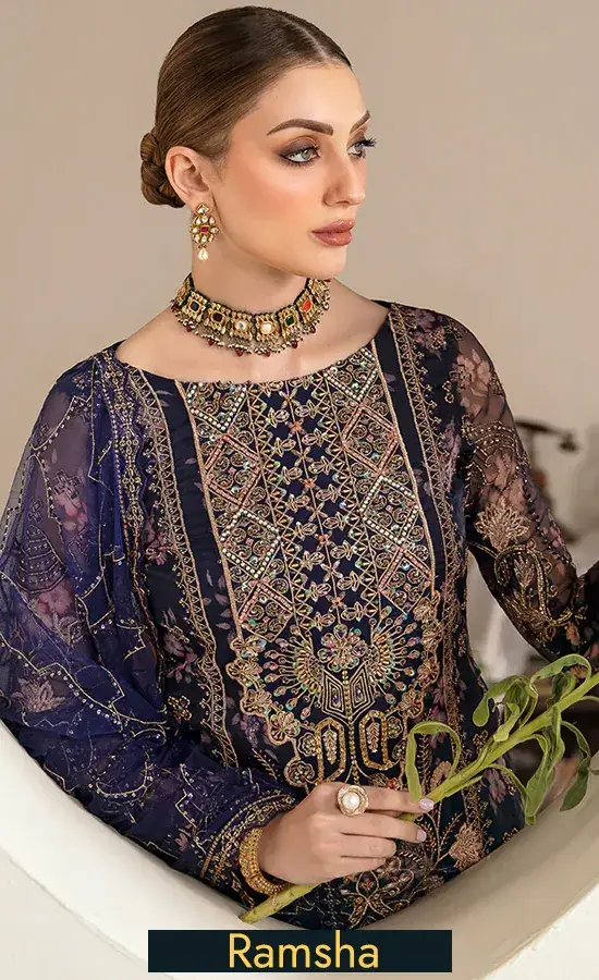 Embroidered Organza E 101 3
