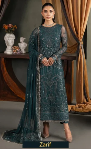 Embroidered Net - ZHF 04 Arha