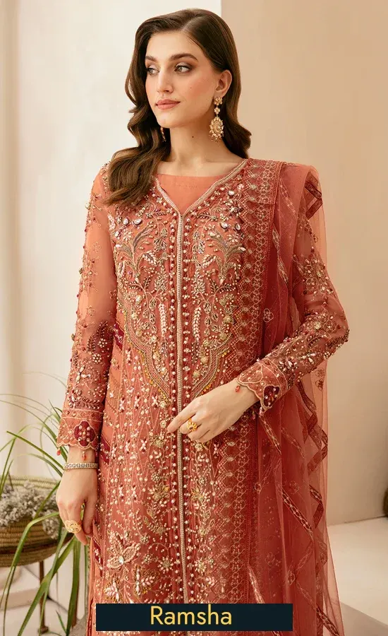 Embroidered Organza HB 402 2