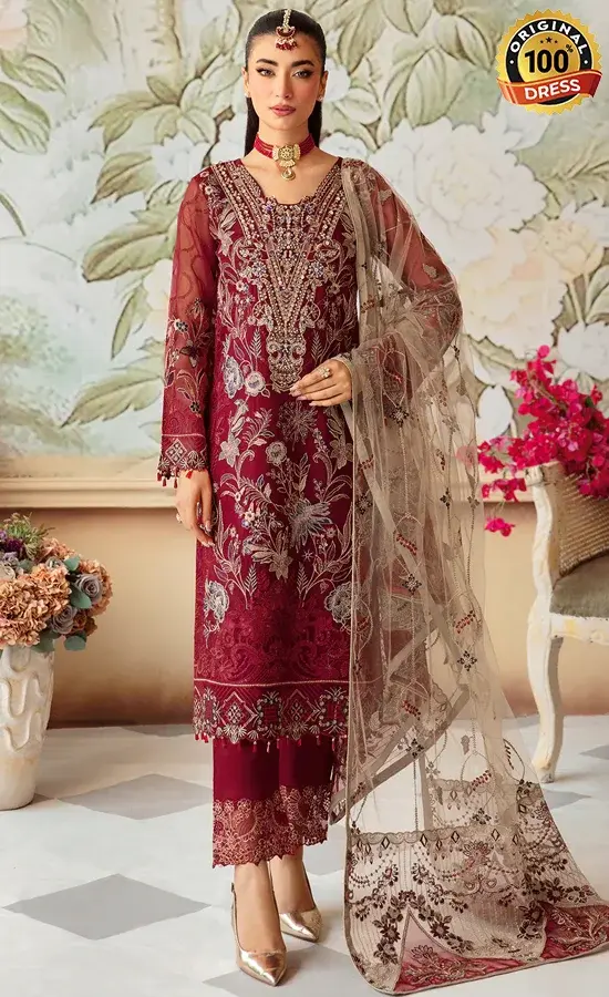 Embroidered-Organza-M-1201-4.webp Embroidered Organza - M-1201
