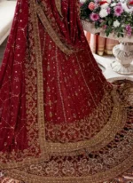 Amaryllis Jewels Maroon Farshi Lehenga Video