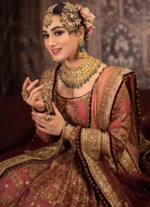 Rose Bridal Lehenga Choli ca