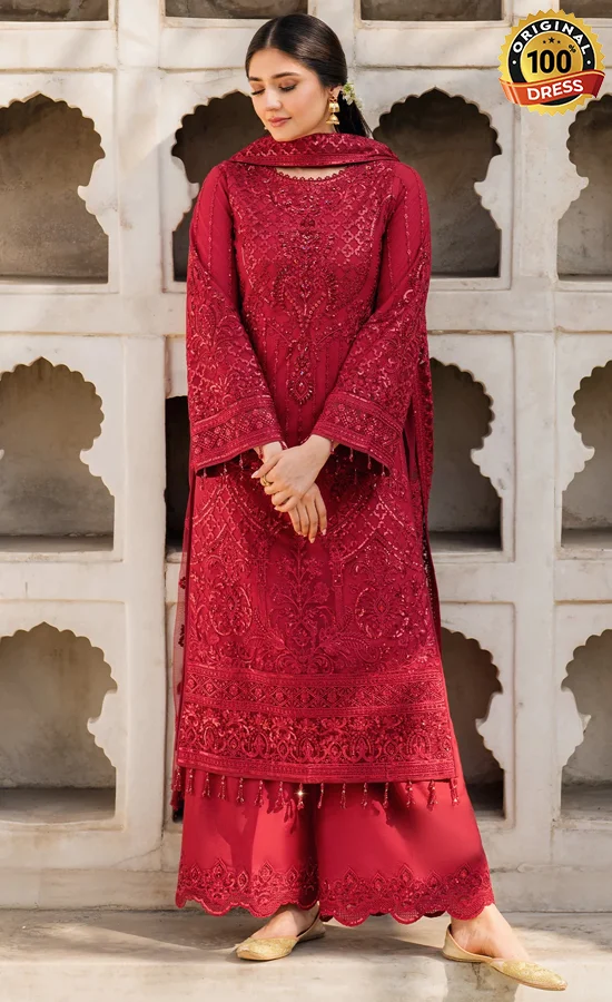Embroidered-Net-I-219-RUBY.webp Embroidered Organza - I 219 Ruby