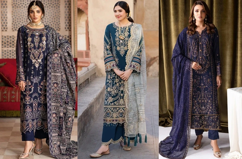 Blue Salwar Kameez