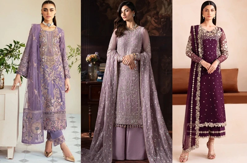 Purple Salwar Kameez