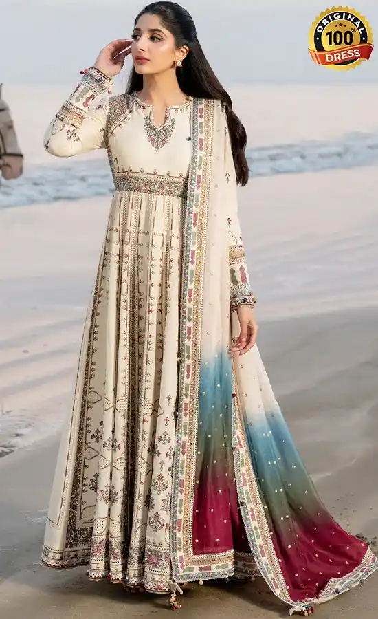 Jazmin Embroidered Lawn SL25-D9 Dress (4)