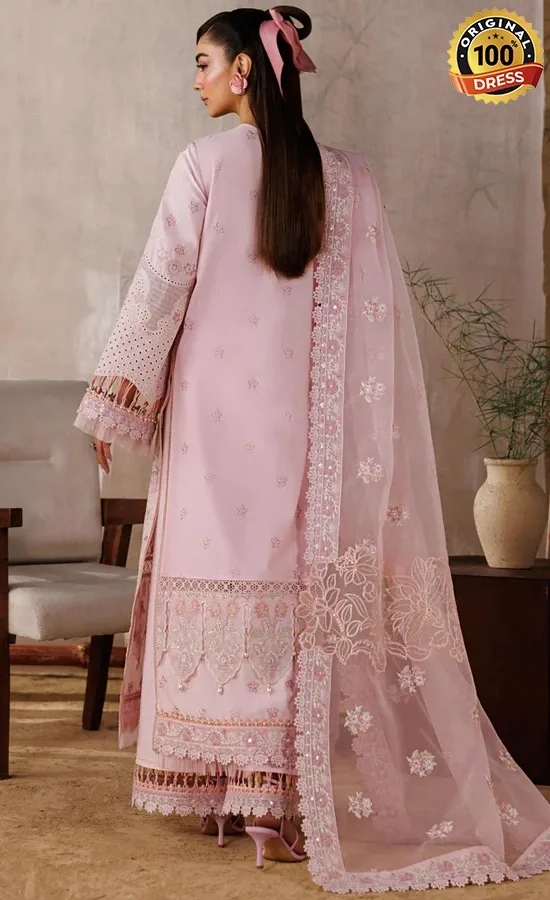 Akbar Aslam Embroidered Lawn Porcelain Dress (3)