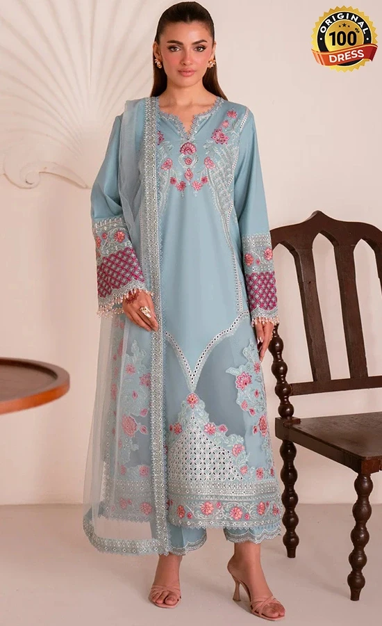 Maryum N Maria Embroidered Lawn Sophie Dress (4) Maryum N Maria Embroidered Lawn Sophie Dress (4)