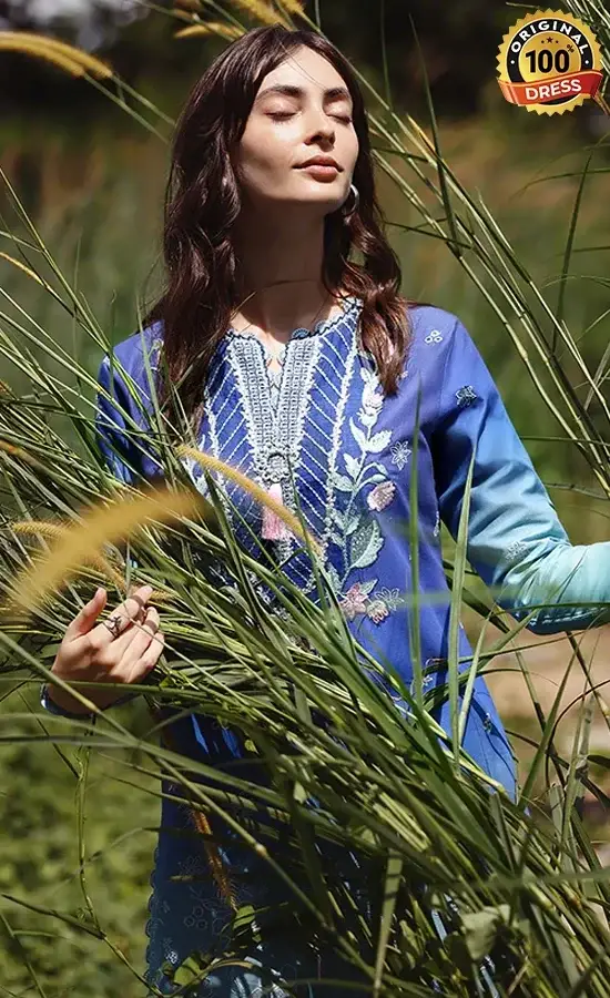 Embroidered Lawn Moonlit Ease Dress (4)