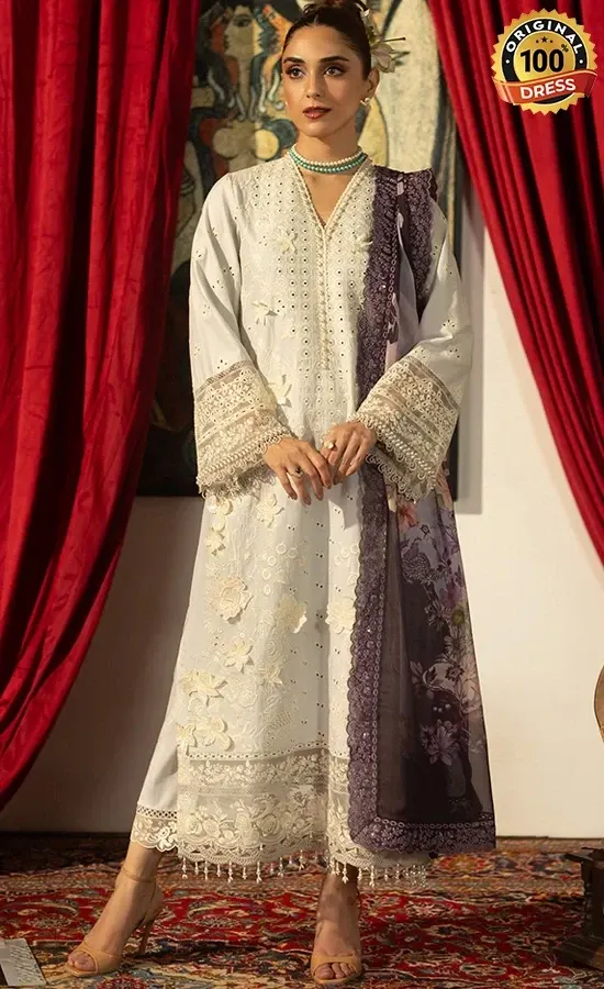 Imrozia PK Embroidered Lawn Rameen Dress (3) Imrozia PK Embroidered Lawn Rameen Dress (3)
