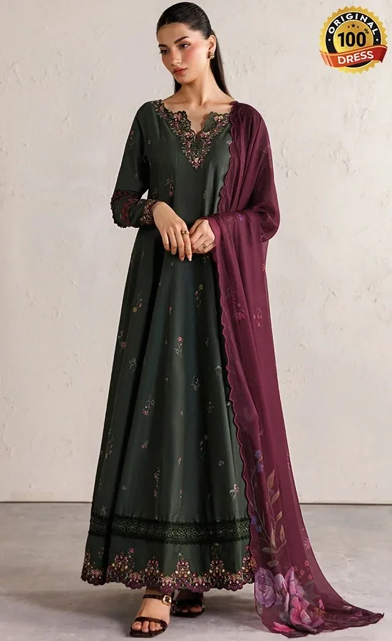 Iznik PK Embroidered Printed Lawn IBE-03 Dress (2) Iznik PK Embroidered Printed Lawn IBE-03 Dress (2)