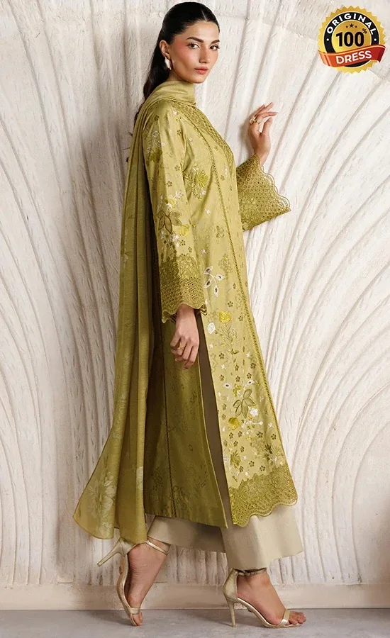 Iznik PK Embroidered Printed Lawn IBE-09 Dress (1)