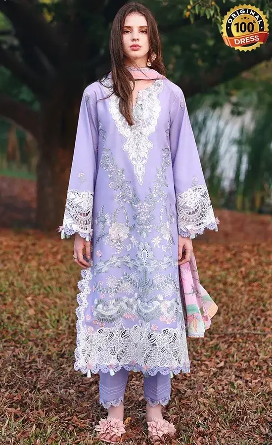 Mushq PK Embroidered Lawn Hidden Dahlia Dress (2) Mushq PK Embroidered Lawn Hidden Dahlia Dress (2)