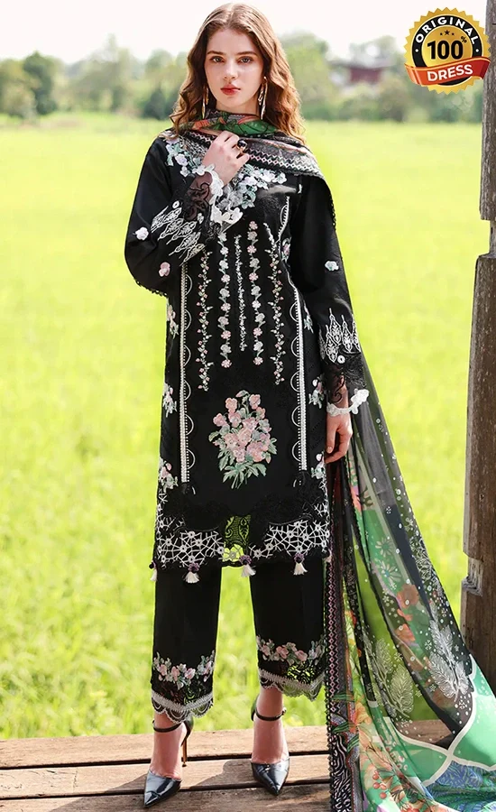 Embroidered Lawn – Nightshade Bloom