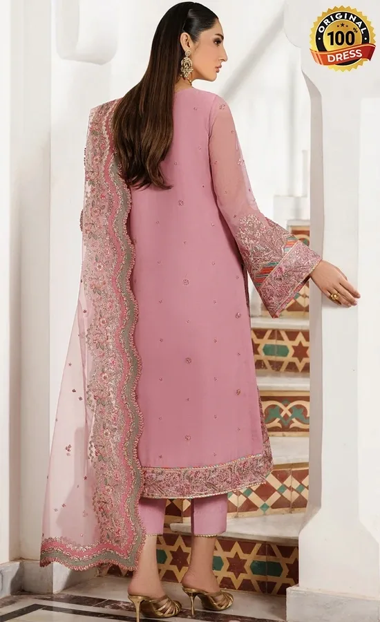 Zarif PK Emberoidered Chiffon Shayra Dress (1)