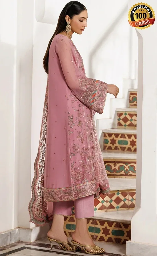 Zarif PK Emberoidered Chiffon Shayra Dress (2)