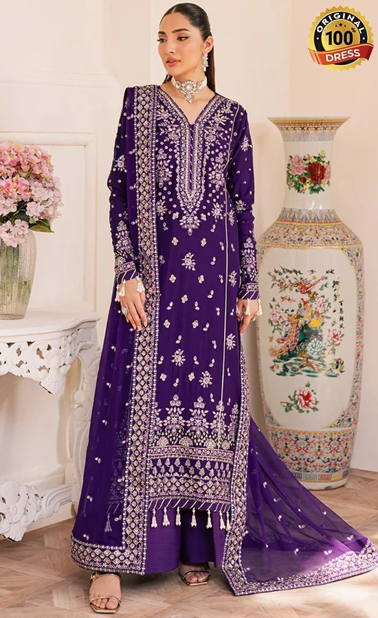 Embroidered Chiffon – Calais