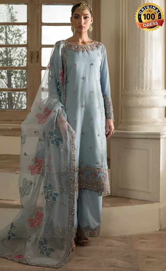 Embroidered Organza – Esra