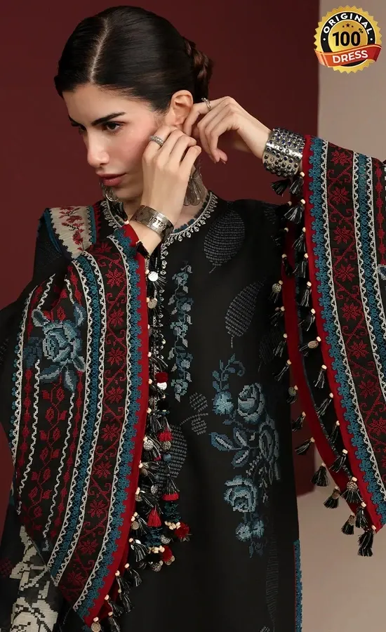 Jazmin Embroidered Lawn IL26-D05 Dress (3)