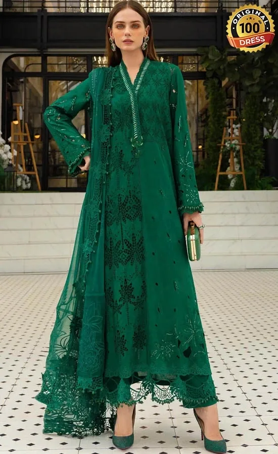 Maria B Embroidered Lawn EL-26-04 Dress (3)