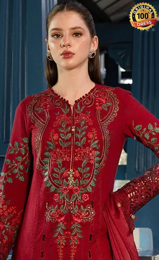 Maria B Embroidered Lawn EL-26-05 Dress (1)