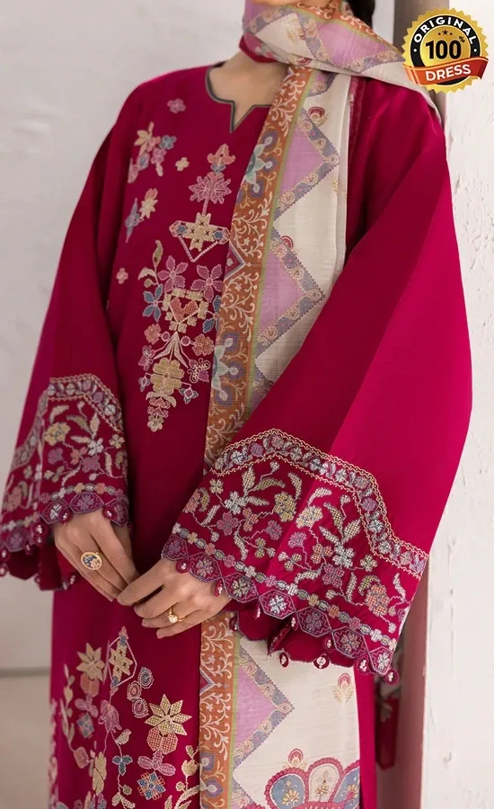 Baroque PK Embroidered Lawn UF-4449 Dress (3)