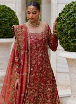 Farah Talib Aziz Red Farshi Lehenga (Inspired Version) Video