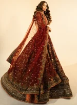 Maroon and Orange Lehenga Choli (HSY Inspired Version) Video