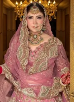 Baby Pink Bridal Lehenga with Dabka Video