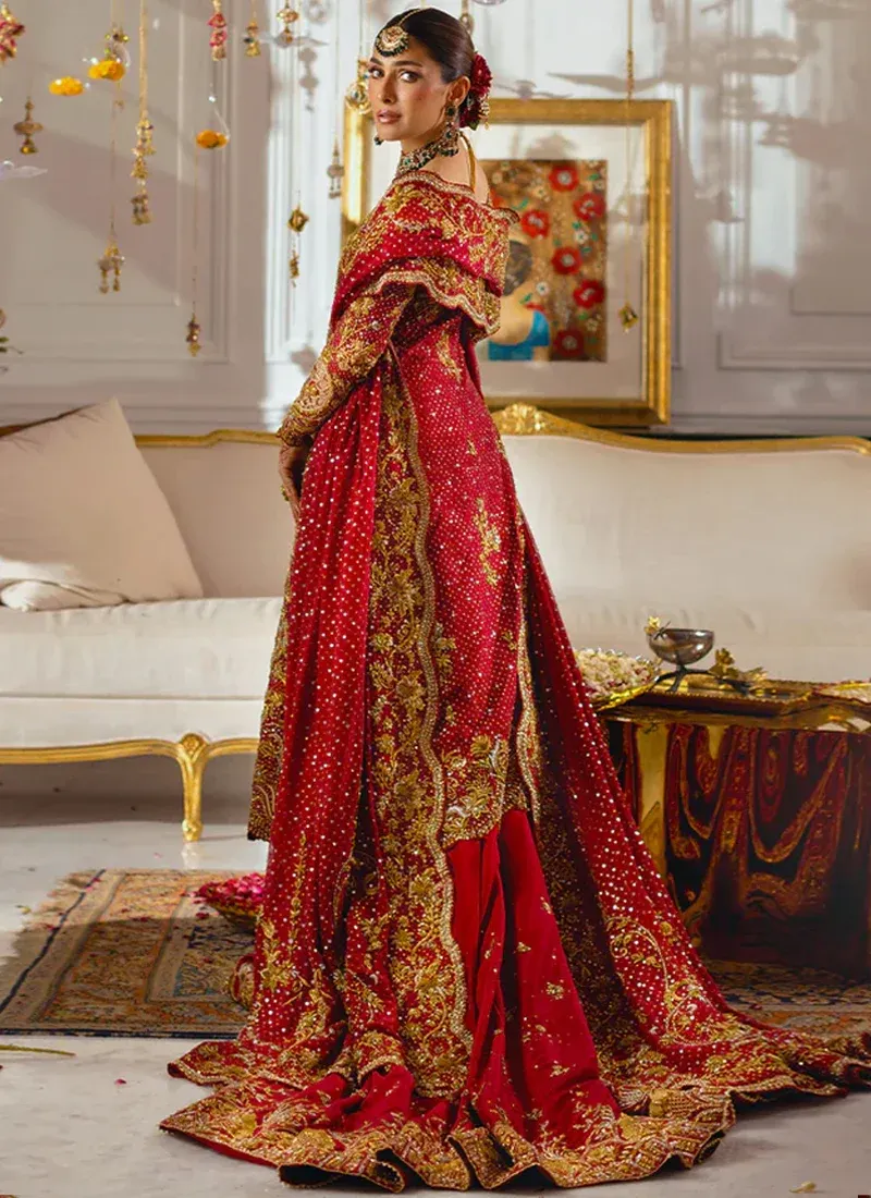Mina Hasan Farshi Lehenga – Tissue Silk (Inspired Version) Video
