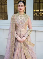Sadaf Fawad Khan Baby Pink Lehenga (Inspired Version) Video